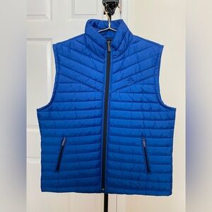 Penguin  Men's Blue Quilted Vest